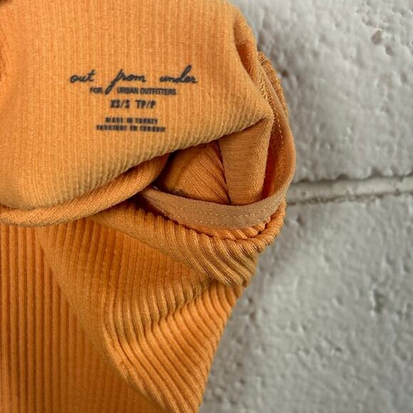 Urban Outfitters Out From Under Orange Zip Crop Tank size XS/S - Picture 4 of 8